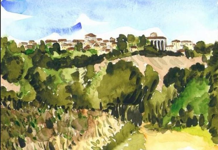 Montpezat de Quercy par Fran&ccedil;oise Bessi&egrave;res