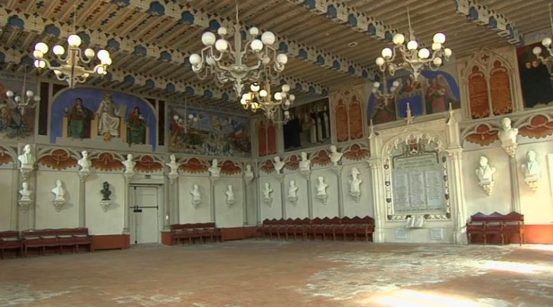 Salle des illustres, Abbaye de Sor&egrave;ze