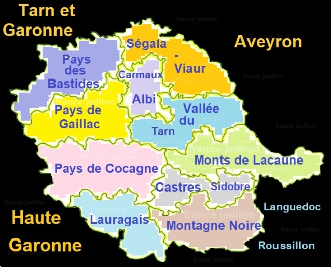 Les pays du Tarn