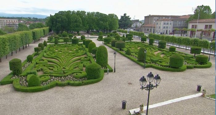 Castres, jardins Le Notre