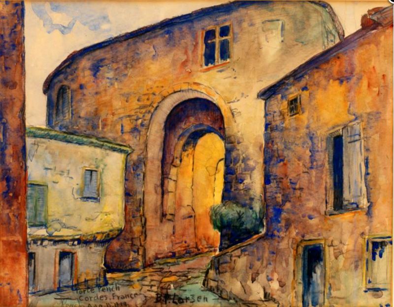 Porte Pench, Cordes by Bent Franklin Larsen
