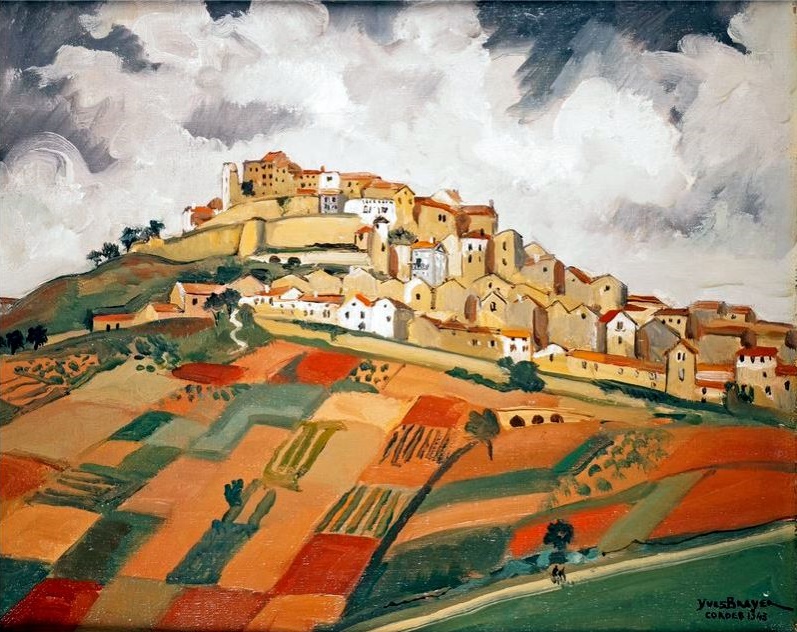 Vue de Cordes par Yves Brayer