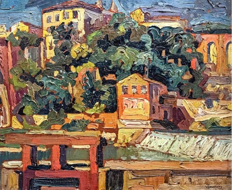 Le moulin et la Castagne &agrave;  &agrave; Rabastens par Georges Gaudion