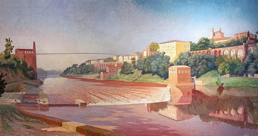 Panorama &agrave; Rabastens par Paul Prouho