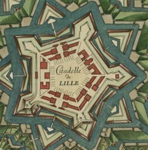 Plan de la citadelle de Lille