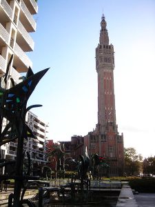 Le beffroi de l'h&ocirc;tel de  ville de Lille