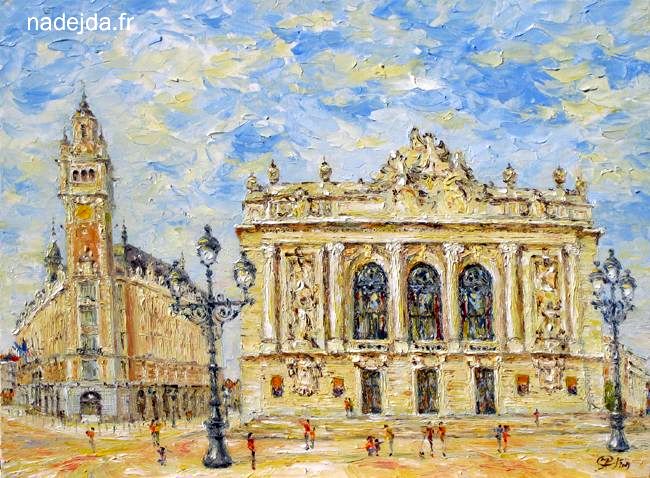 Nadejda Cl&eacute;ment-Sitnikova place du th&eacute;&acirc;tre Lille