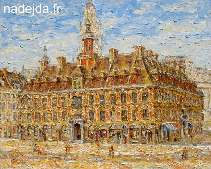 La  vieille  bourse de Lille par Nadejda Cl&eacute;ment-Sitnikova