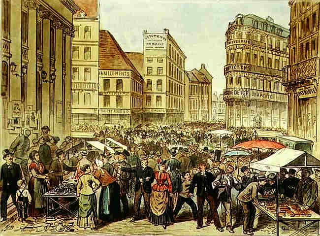 Braderie de Lille en 1885