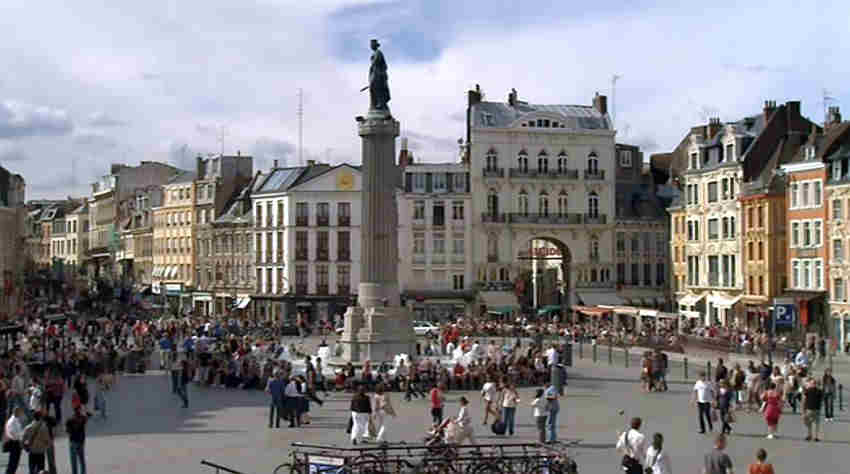 PLace Charles Degaulle  ou  grand Place &agrave; Lille