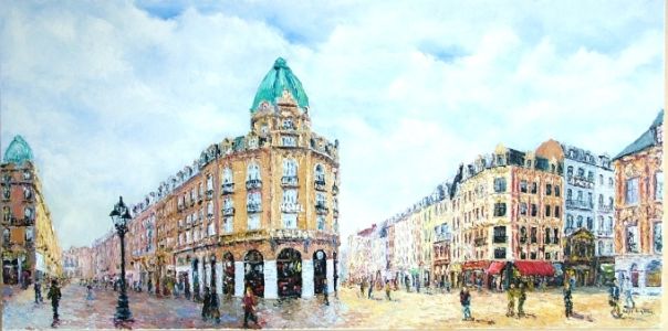 Regis Rigaux place du theatre et hotel Carlton &agrave; Lille