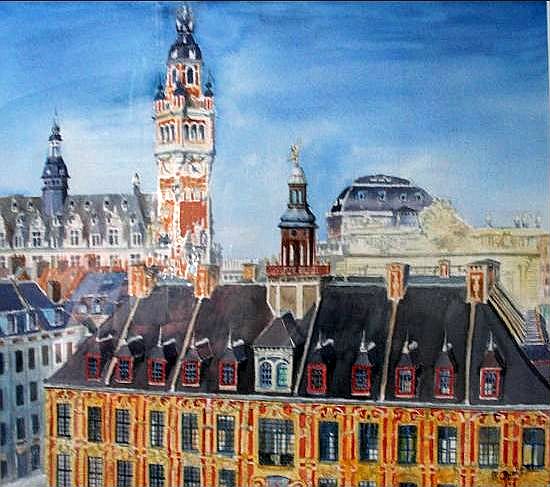Ancienen  bourse du Commerce &agrave; Lille par Philippe Capelle