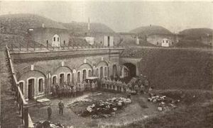 Lille/troupe allemandes 14_18 dans fort de Lille