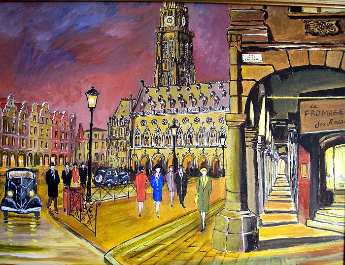 La place des H&eacute;ros &agrave; Arras par Louis Flahaut