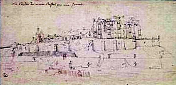 Le ch&acirc;teau du Mont Cassel  par Adam Frans van der Meulen