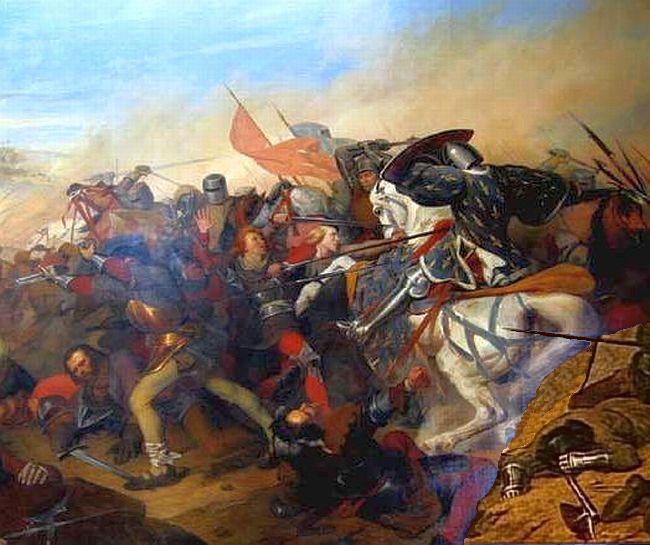 Bataille de Cassel par Henry Scheffer