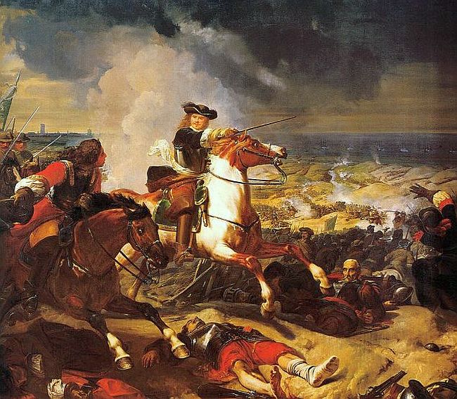 Bataille des Dune Dunkerque par Charles Philippe Larivi&egrave;re