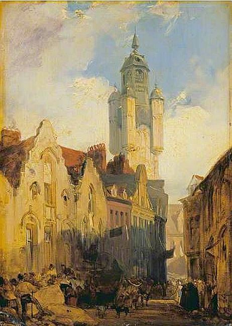 Jour de march&eacute; &agrave; Bergues par Bonington