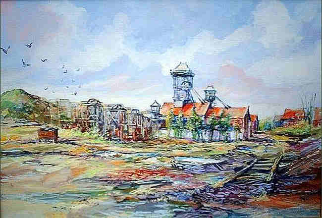 Chevalets de mine par Annie Desfrennes