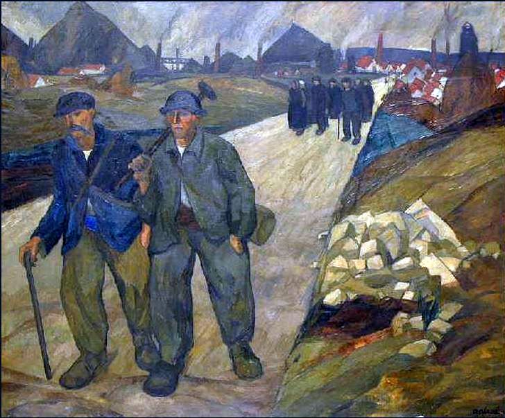 Mineurs &agrave;  Len par Louis Robert Antral