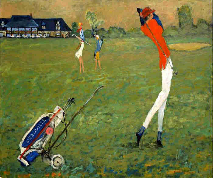 Le  golf &agrave; Deauville  par Ramon Dilley