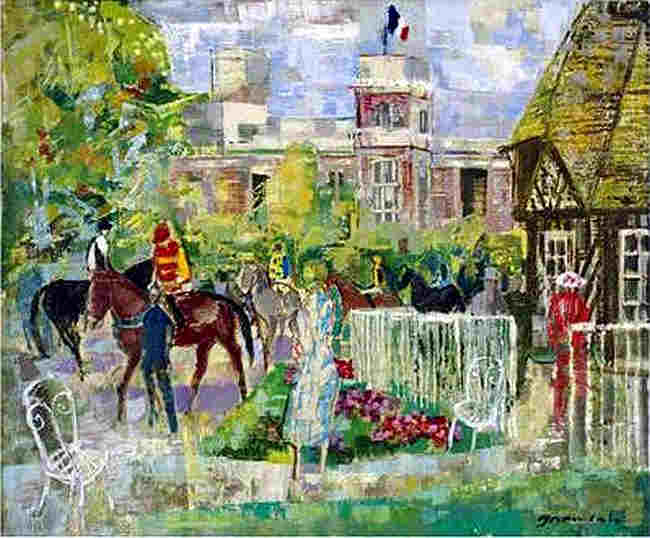 Paddock &agrave; Deauville Emilio Grau-Sala