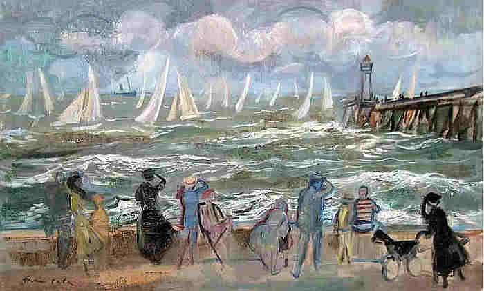 R&eacute;gates &agrave; Deauville par  Emilio Grau-Sala