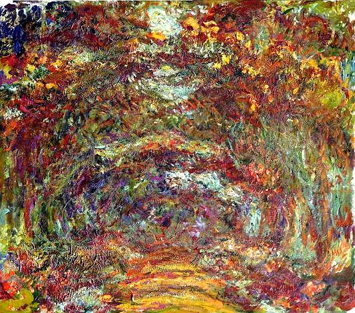 All&eacute;e des  Rosiers, jardin de Giverny Giverny par Claude Monet