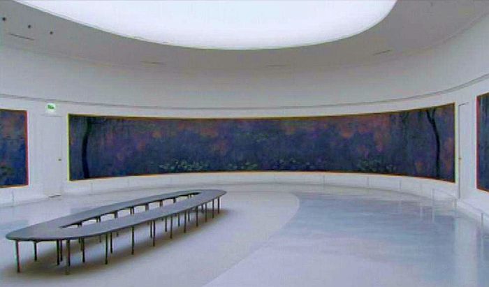 Les nympheas au mus&eacute;e de l'Orangerie