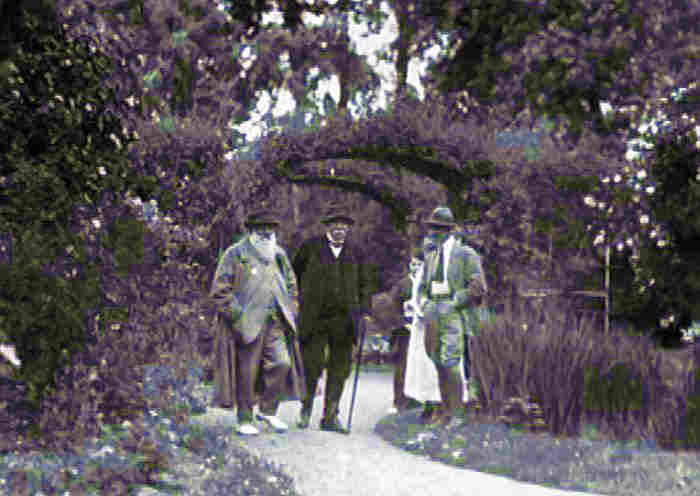  Claude Monet et Cl&eacute;menceau &agrave; Giverny