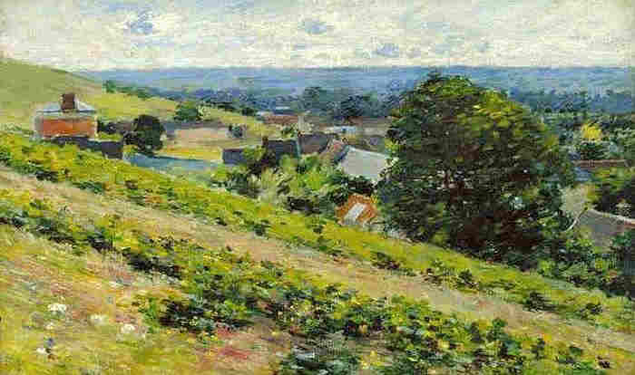 Robinson depuis la colline de Giverny Giverny par Claude Monet