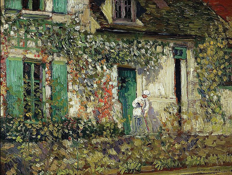 The house in Giverny by Frieseke