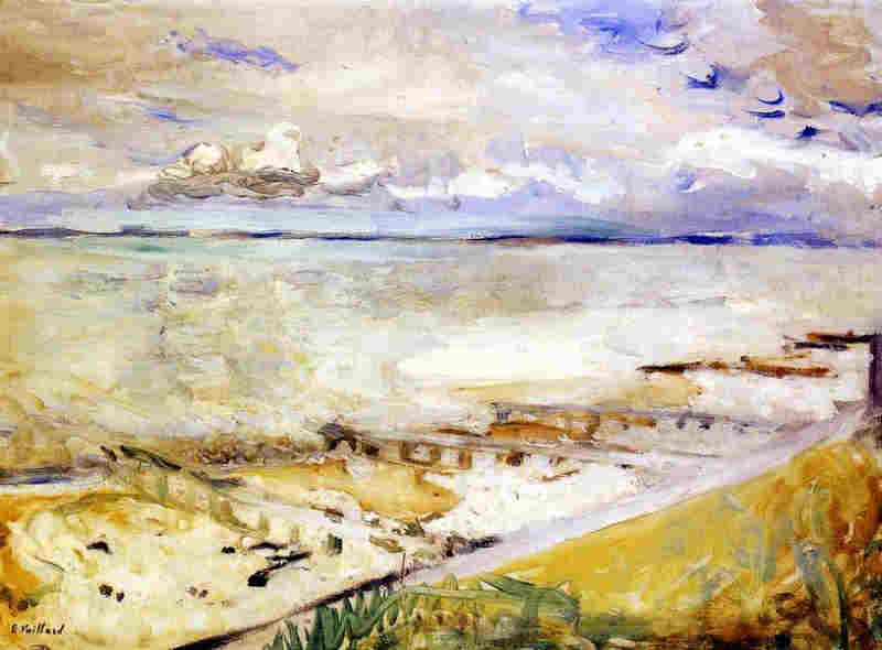 La c&ocirc;te &agrave; Honfleur par Edouard Vuillard
