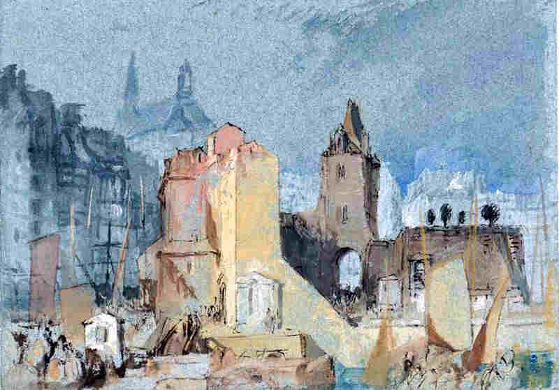 Honfleur, la Lieutenance vue depuis le  vieux  bassin   William Turner