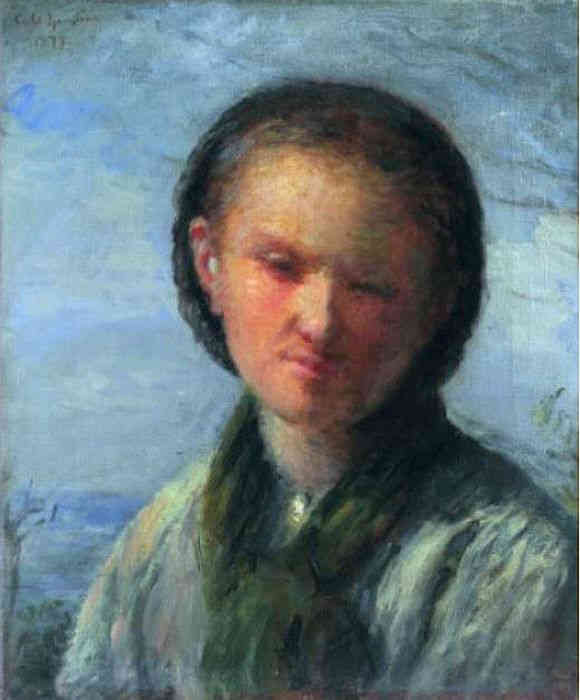 St-Sim&eacute;on ou la  grande ferme &agrave; Honfleur par Adolphe F&eacute;lix Cals