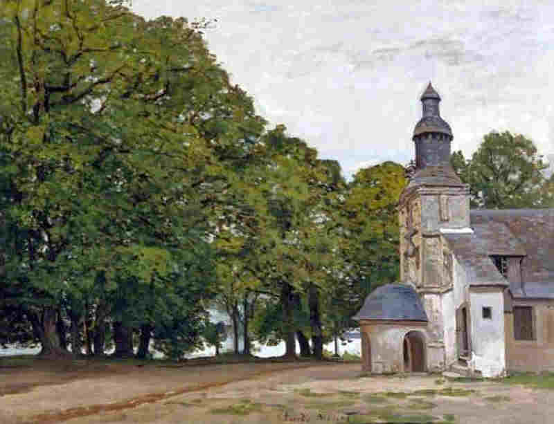 La chapelle Notre-Dame de Gr&acirc;ce &agrave; Honfleur  par Claude Monet 