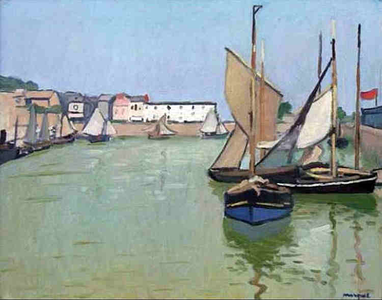 Le port de Honfleur par Albert Marquet
