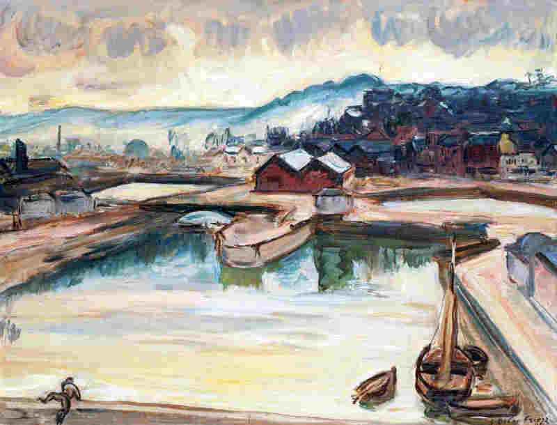 Le port de Honfleur par Othon Friesz