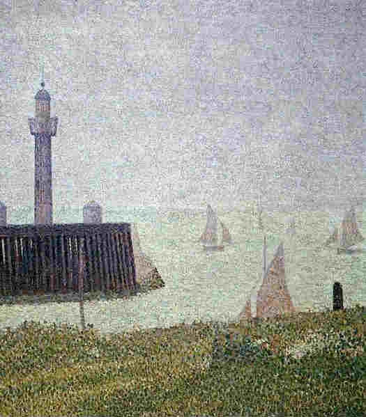 Le port de Honfleur par  par Gerges Seurat