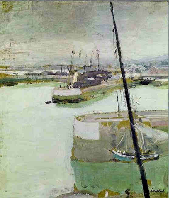 Le port de Honfleur 1919 par Edouard Vuillard