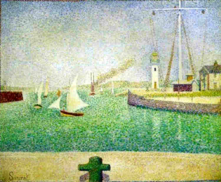 Le port de Honfleur  par Gerges Seurat