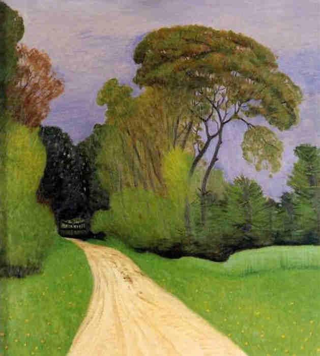 Entr&eacute;e de la villa Beaulieu &agrave; Honfleur  par F&eacute;lix Vallotton