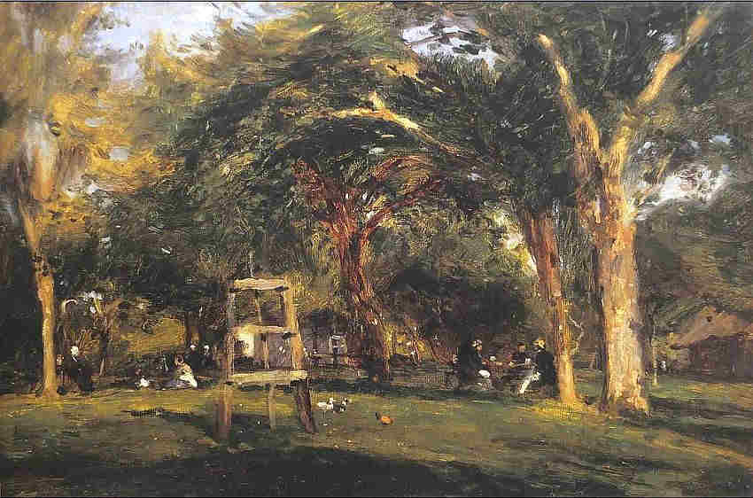 St-Sim&eacute;on ou la  grande ferme &agrave; Honfleur par Adolphe F&eacute;lix Cals