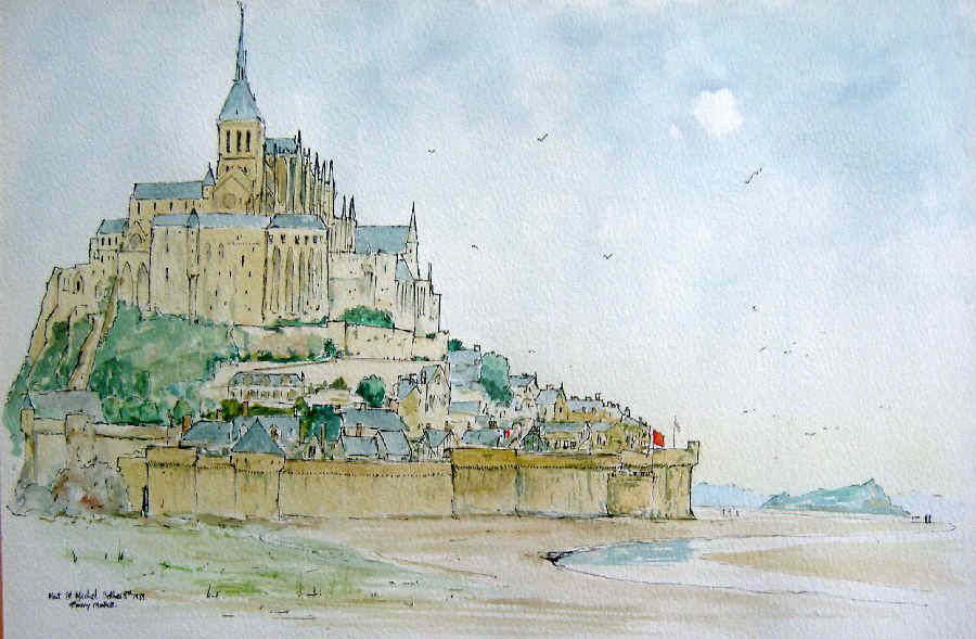Mont Saint-Michel by Timmy Mallett