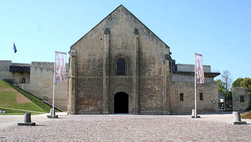 Ancienen salle de l'&eacute;chiquier,  ch&acirc;teau de Caen