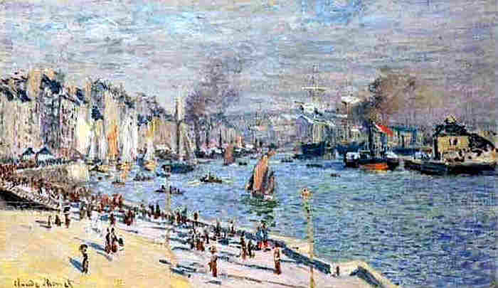 Le Havre, l'avant port par Claude Monet