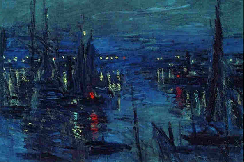 Le port le Havre  par Claude Monet