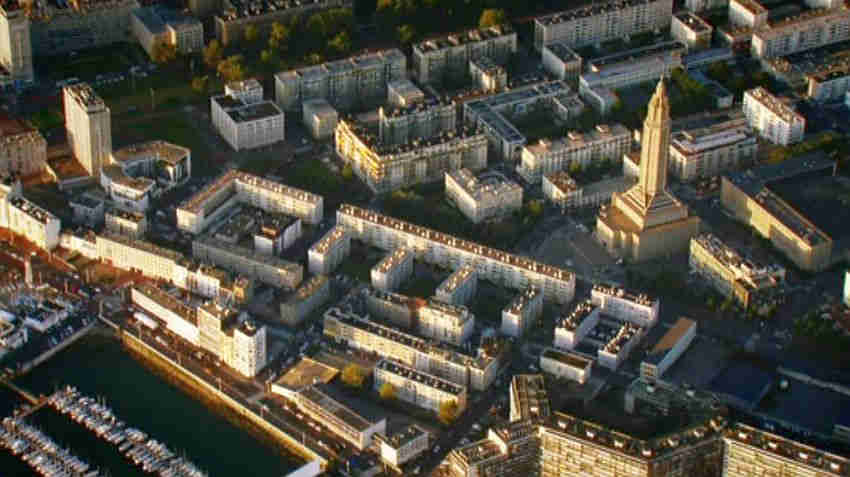 Le Havre  vue d'avion
