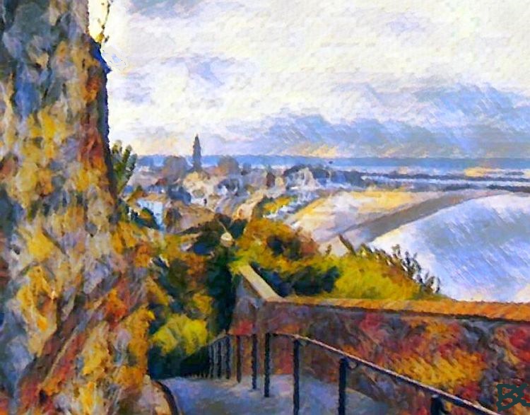 Vue du Havre depuis les hauteurs de Ste-Adresse par Dan Kopel