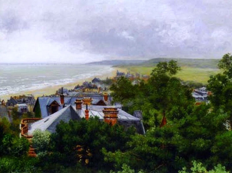 Villers-sur-Mer par Edme Emile Laborne